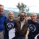 Pete, Carolyn and Suzanne with Mayor Otto Vielman