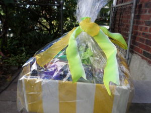 A raffle basket--lucky winner!