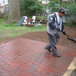 finishing a patio